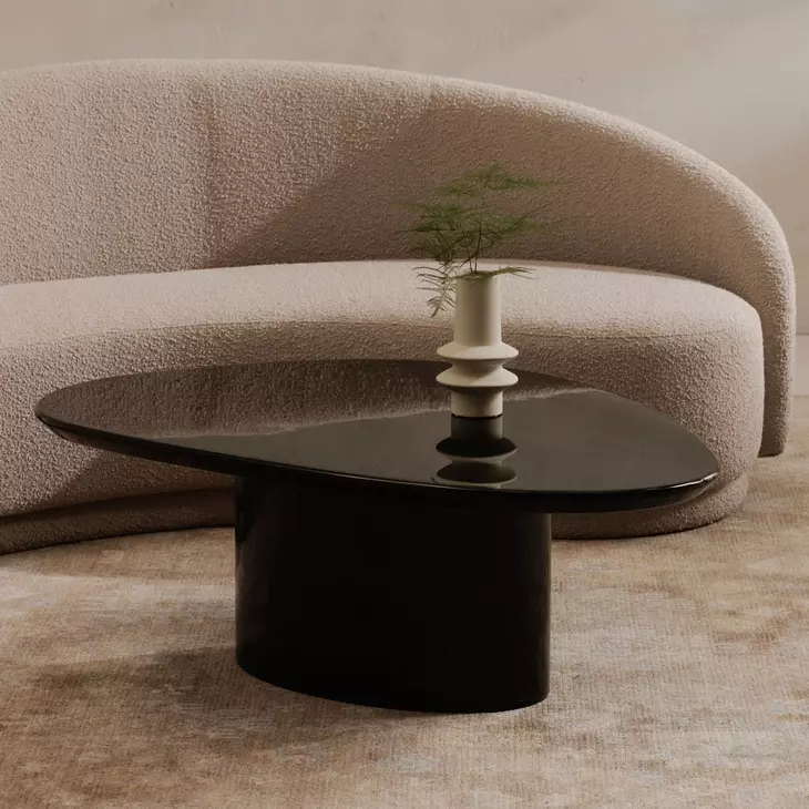 Eden Black Free Form Coffee Table