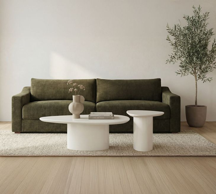 Eden Ivory Free Form Coffee Table