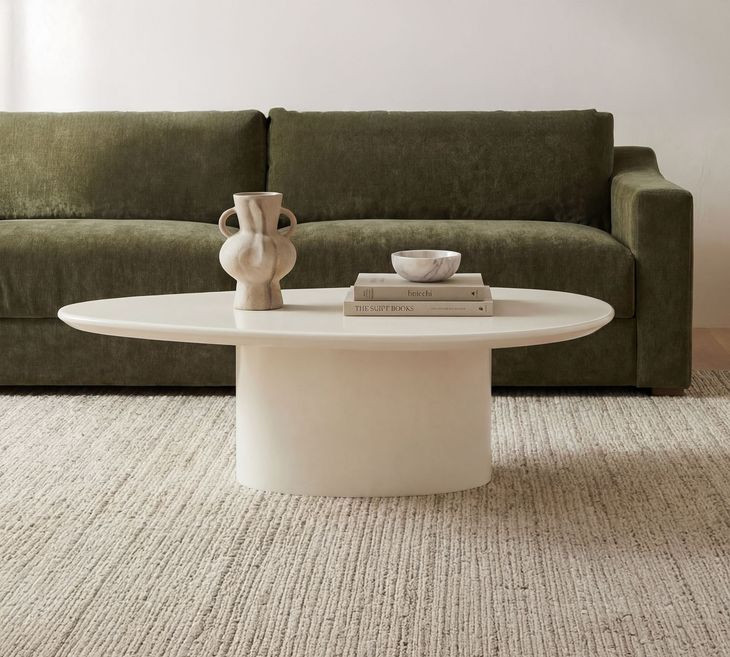 Eden Ivory Free Form Coffee Table