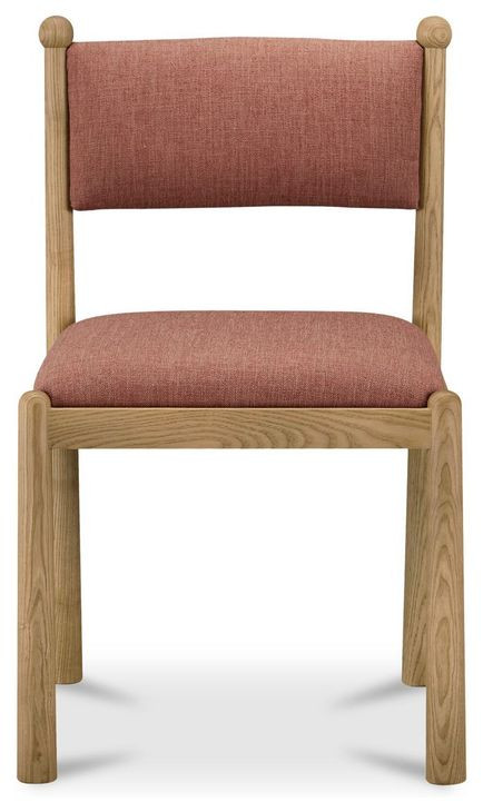 Villetta Deep Pink Upholstered Dining Chair Set of 2