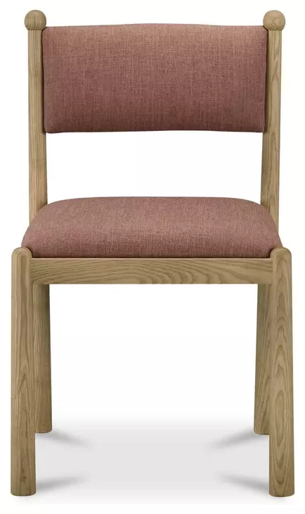 Villetta Deep Pink Upholstered Dining Chair Set of 2