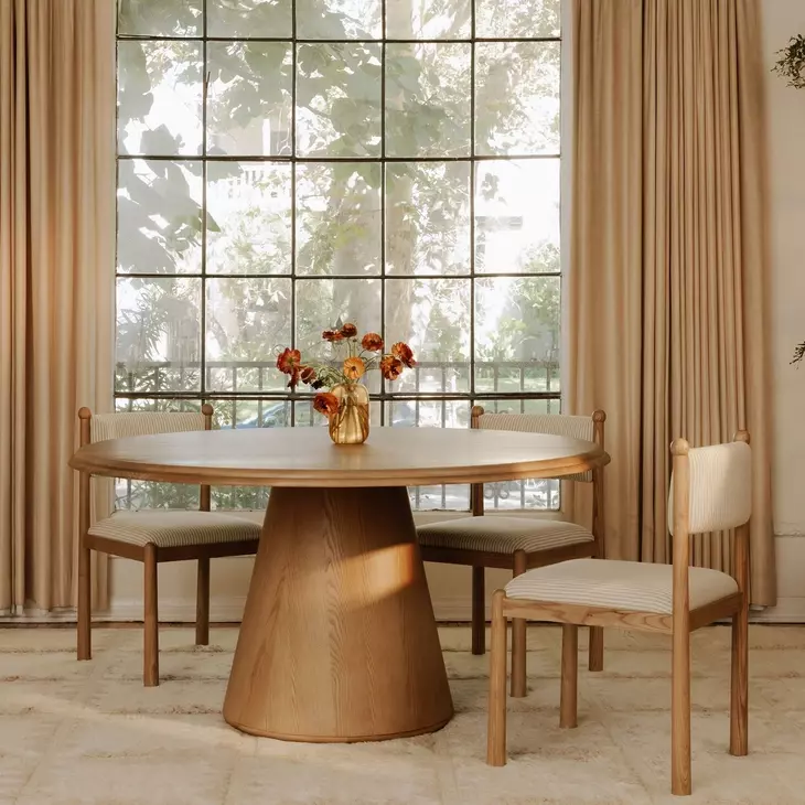 Villetta Gray and White Upholstered Dining Chair Set of 2
