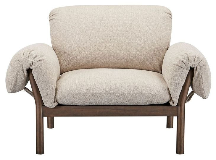 Cardero Beige Upholstered Lounge Chair