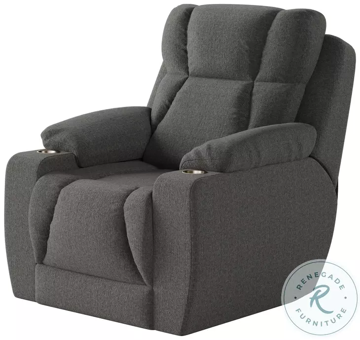 Challenger Brady Granite Power Headrest Wall Hugger Big Mans Recliner