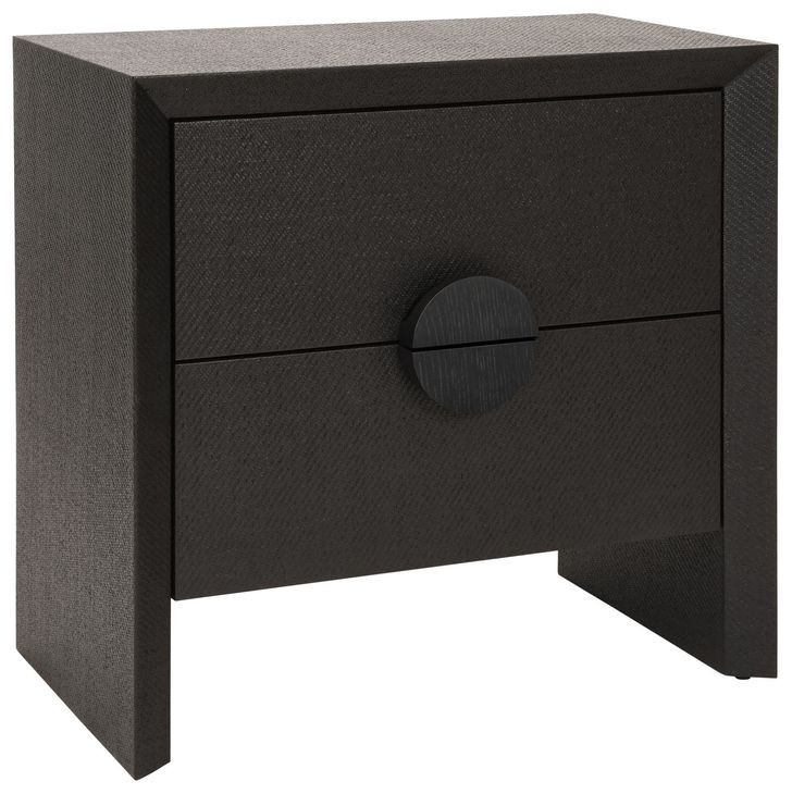 Ezra Black Rectangular Side Table