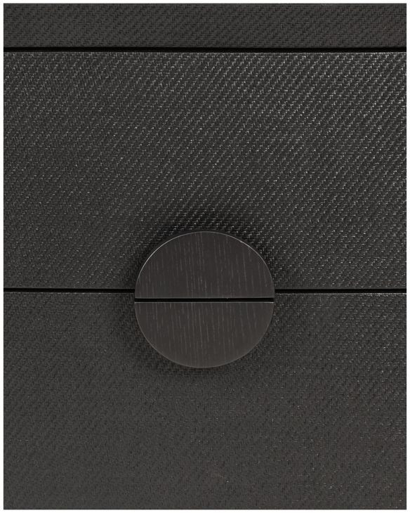 Ezra Black Rectangular Side Table