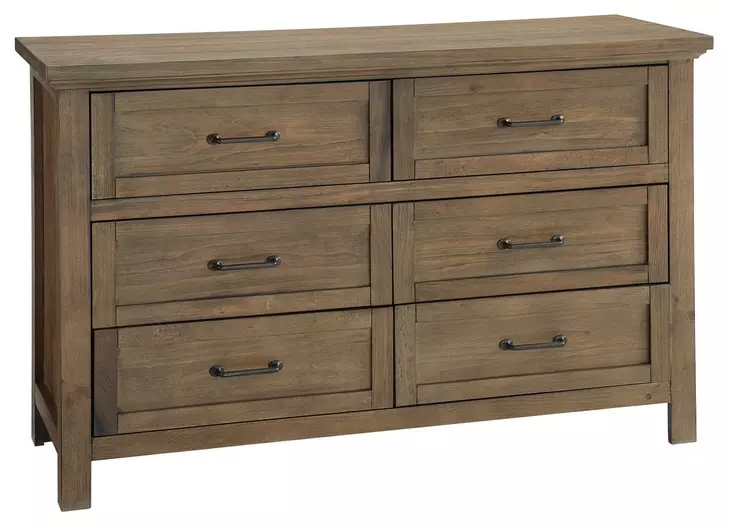 Westfield Harvest Brown 6 Drawer Dresser
