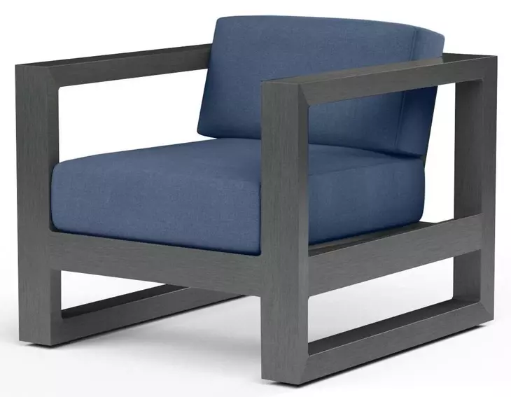 Redondo Spectrum Indigo Upholstered Outdoor Club Chair