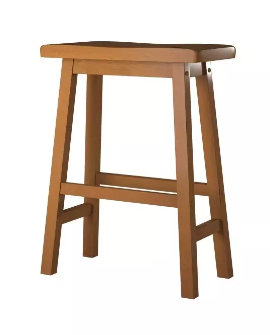 Saddleback Oak 24" Counter Height Stool Set of 2