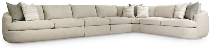 Jules Beige 5 Piece Sectional