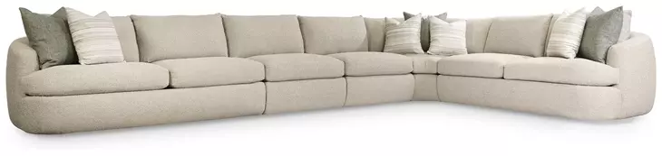 Jules Beige 5 Piece Sectional