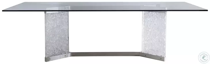 Andorra Chrome And Silver Dining Table