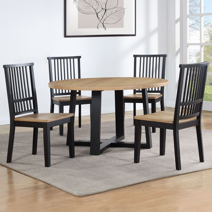Magnolia Black 54" Round Dining Table