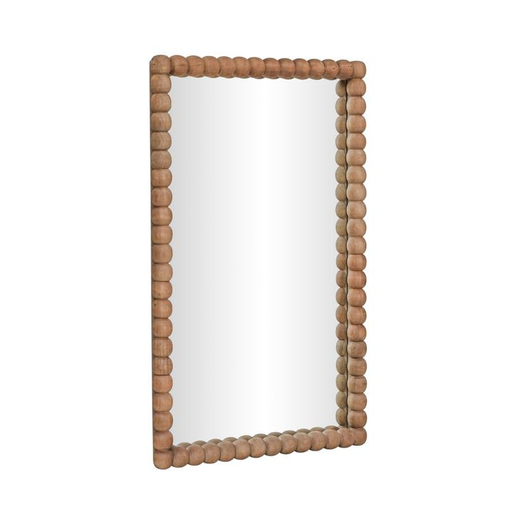 Cheyanne Natural Rectangular Wall Mirror