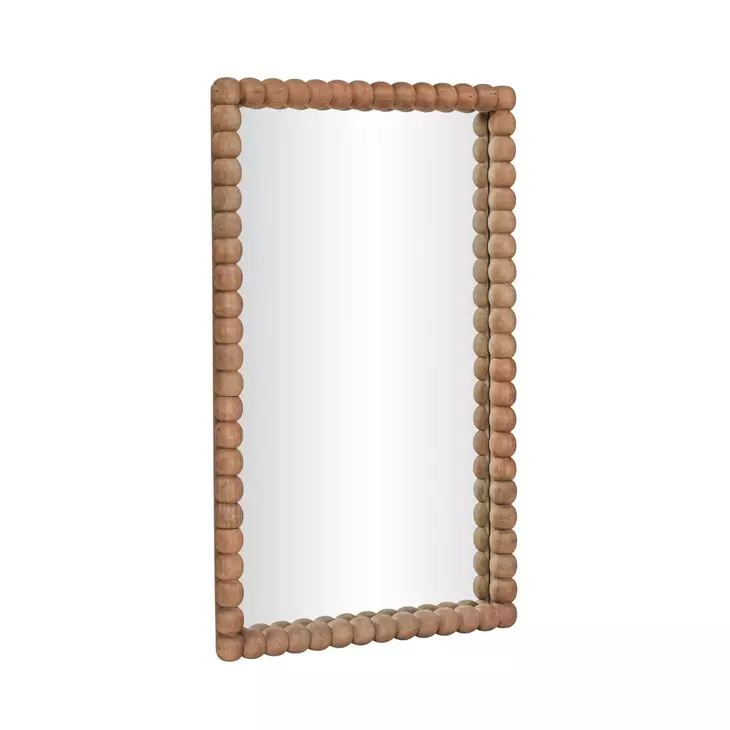 Cheyanne Natural Rectangular Wall Mirror