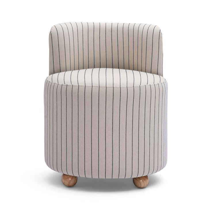 Hakuna Black and White Upholstered Desk Chair