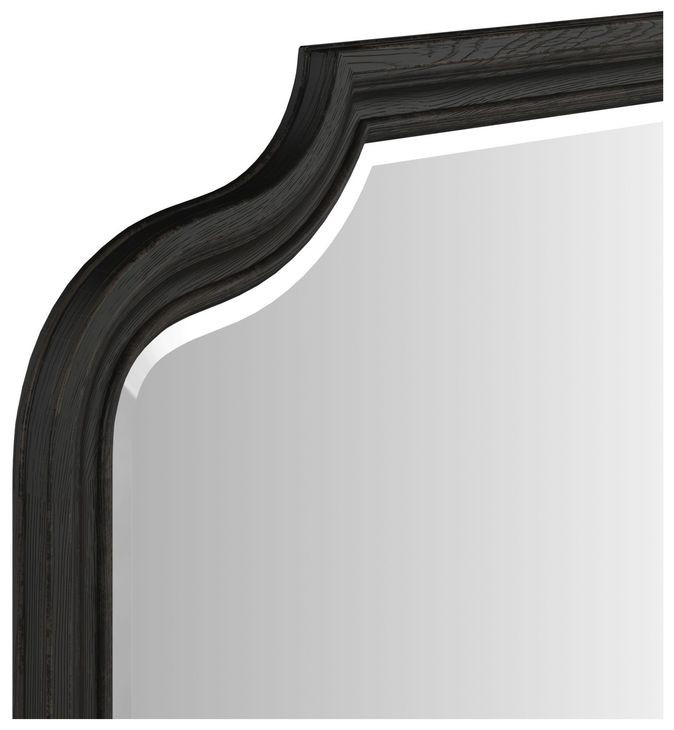 Atrium Black Landscape Arched Wall Mirror