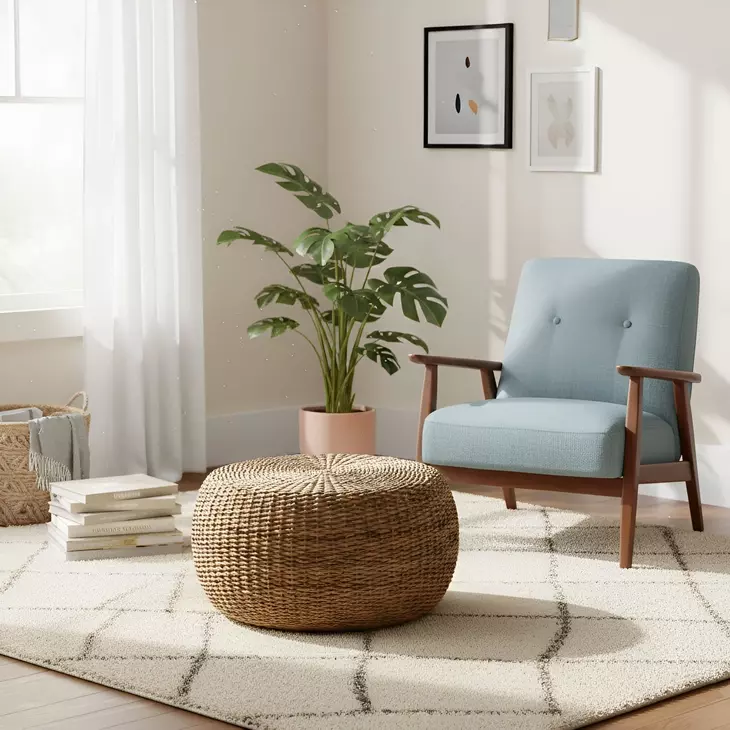 Banyan Natural Round Coffee Table