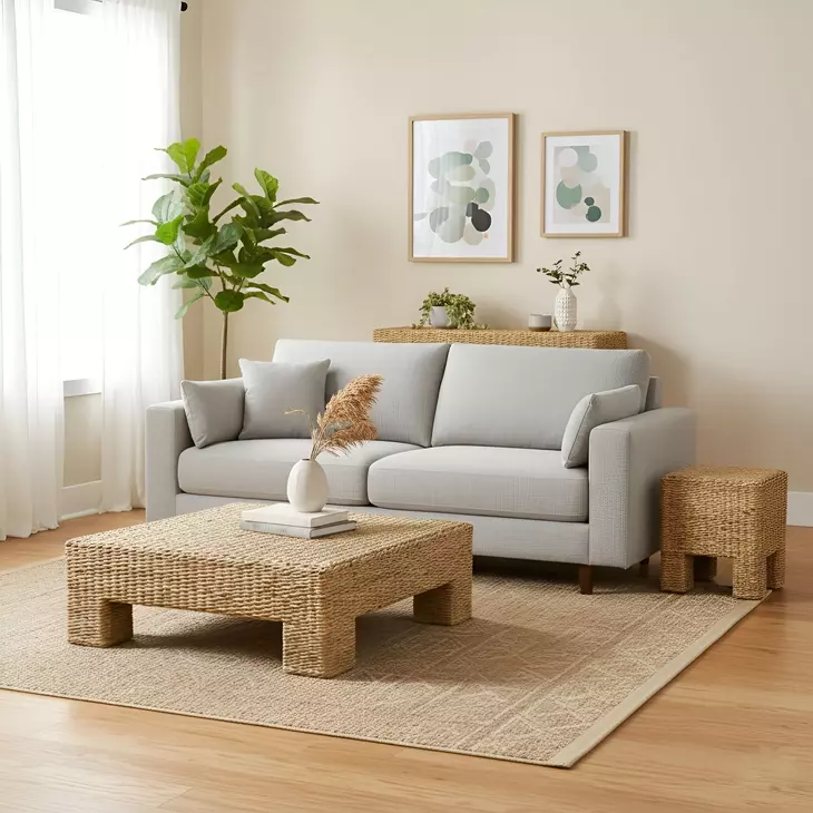 Makai Natural Square Occasional Table Set