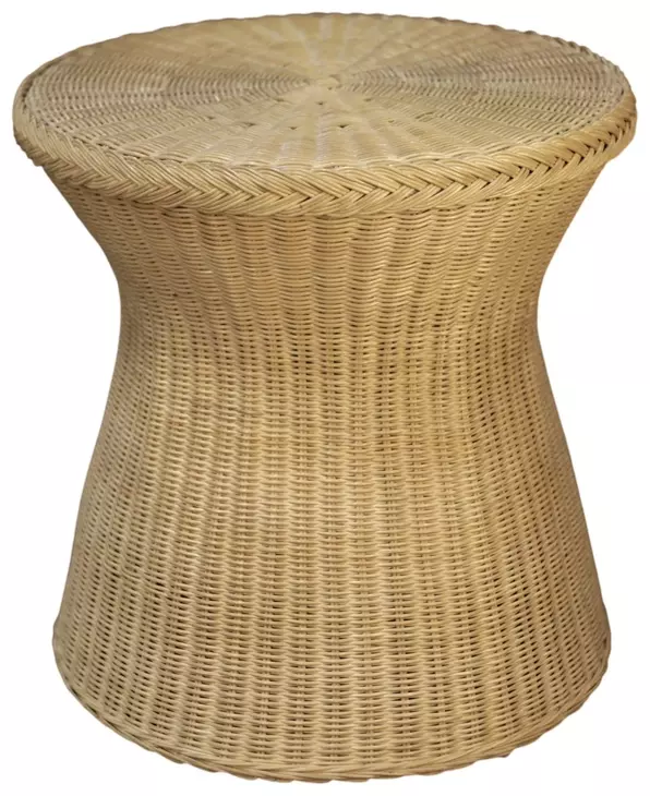 Solaris Natural Round Occasional Table Set
