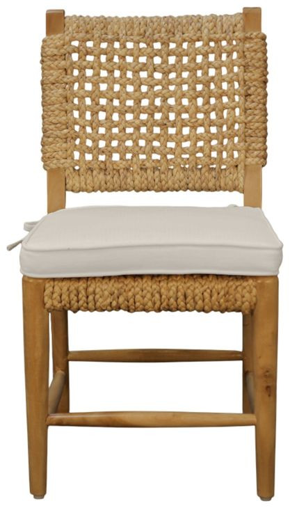 Ashbury Natural Upholstered Dining Chair Set of 2