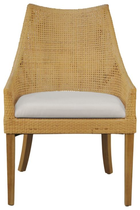 Caldera White Upholstered Dining Chair Set of 2