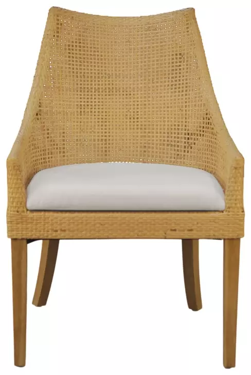 Caldera White Upholstered Dining Chair Set of 2