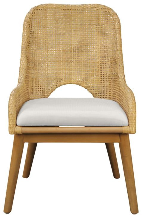 Caldera Natural Upholstered Dining Chair Set of 2