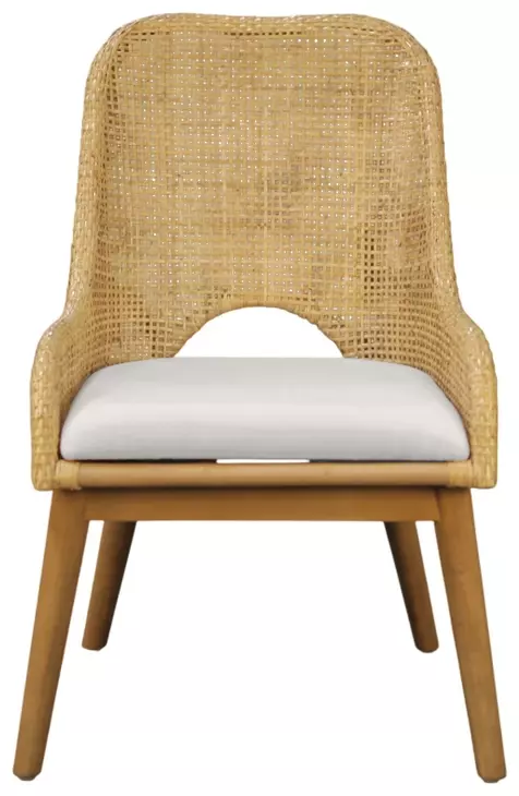 Caldera Natural Upholstered Dining Chair Set of 2