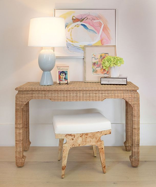 Fergie Brown and White Stool