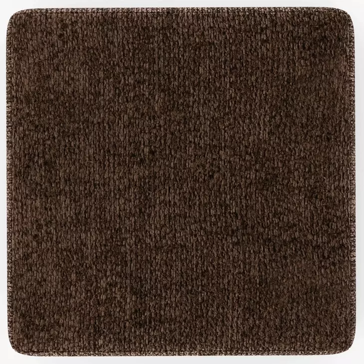 Jaden Cocoa Upholstered Square Cocktail Ottoman