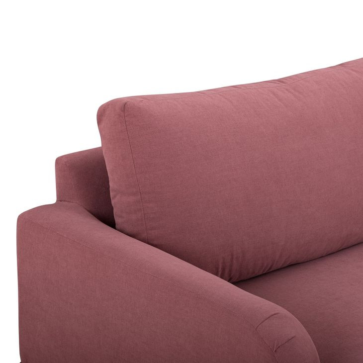 Gertrude Plum Performance Fabric 90" Sofa