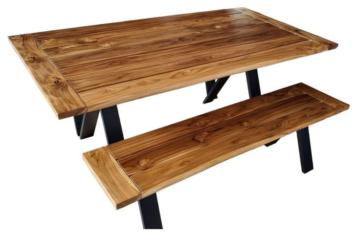 Cyprus Natural Teak Small 65" Dining Table