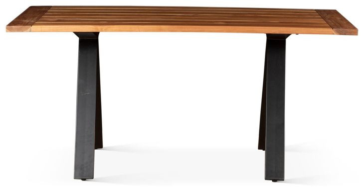 Cyprus Natural Teak Small 65" Dining Table