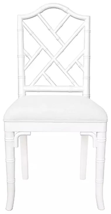 Fairfield White Lacquer Dining Chair
