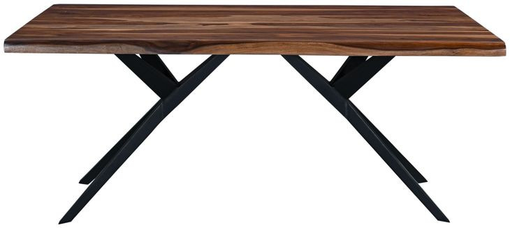 Rosewood Natural Sheesham 72" Rectangular Dining Room Set