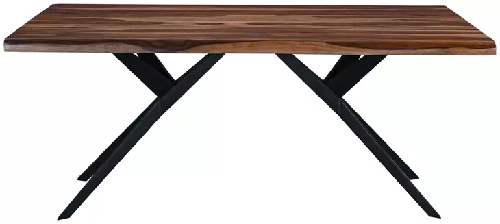 Rosewood Natural Sheesham 72" Rectangular Dining Room Set