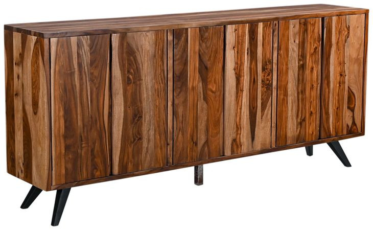 Rosewood Natural Sheesham 72" Rectangular Dining Room Set