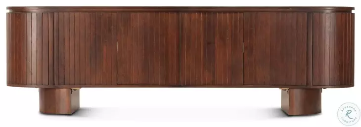 Antonio Aged Mahogany 79" Media Cabinet