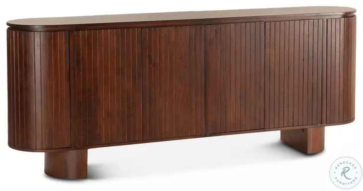 Antonio Aged Mahogany 79" Sideboard