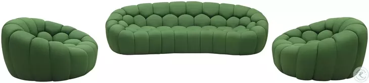 Fantasy Green 105" Sofa