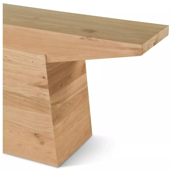 Incus Natural Oak Rectangular Console Table
