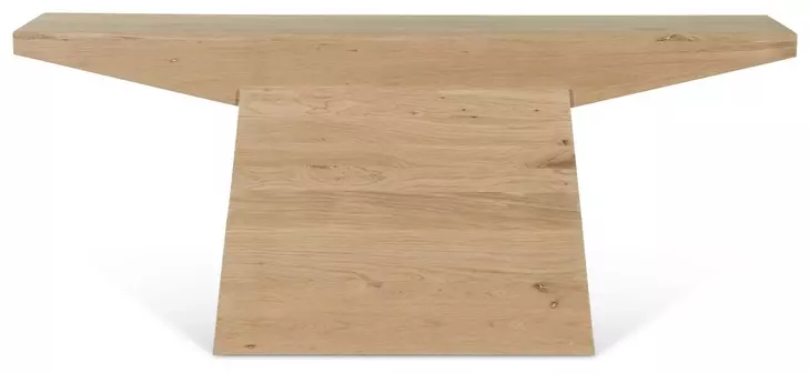 Incus Natural Oak Rectangular Console Table