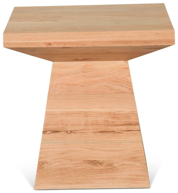 Incus Natural Oak Square Side Table