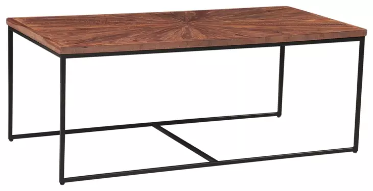 Astoria Brownstone and Gray Rectangular Nesting Coffee Table