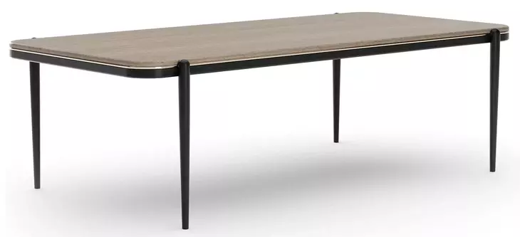 Madera Chocolate Koto Matte and Modern Walnut 95" Rectangular Dining Table