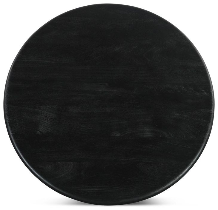 Bakio Black Round Cocktail Table