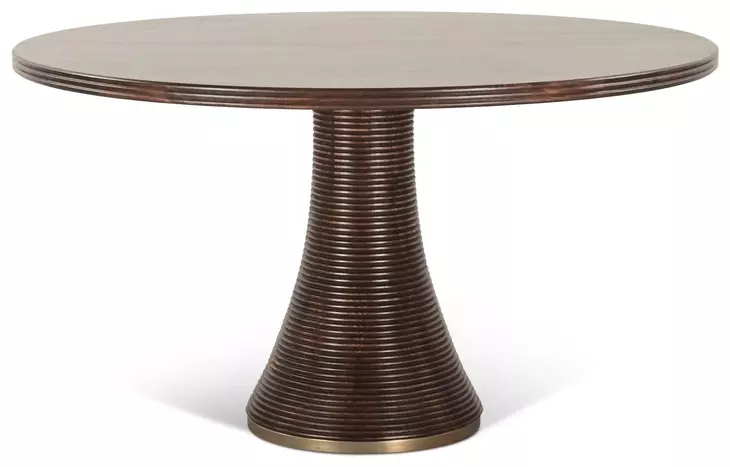 Provence Dark Sienna 54" Round Dining Table