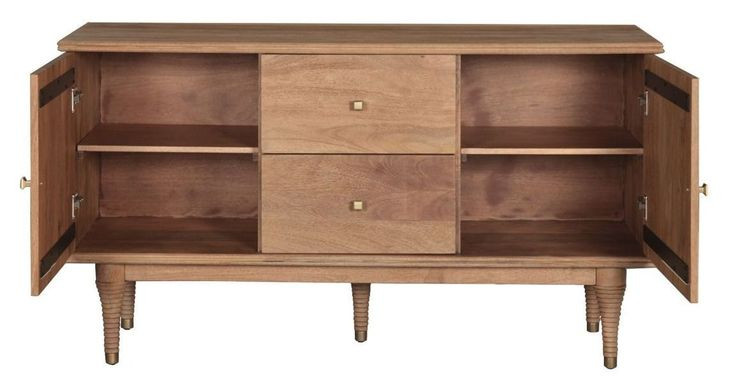 Provence Natural Brown 2 Door Sideboard