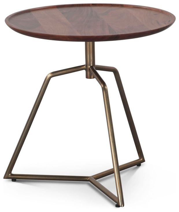 Provence Dark Sienna Round Side Table